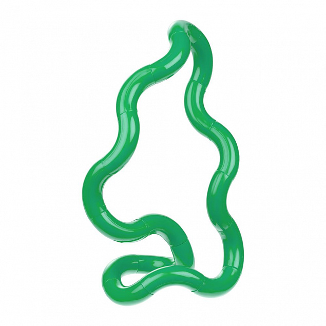 Антистресс «Змейка», зеленый с логотипом в Ставрополе заказать по выгодной цене в кибермаркете AvroraStore