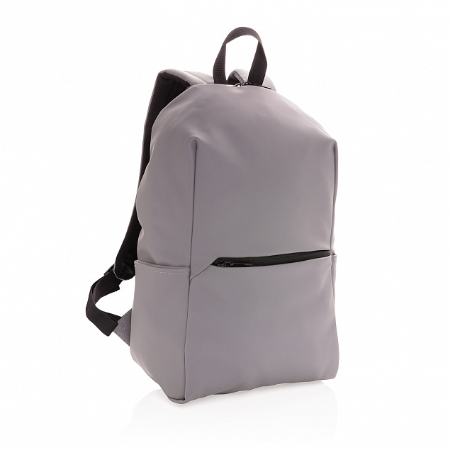 Рюкзак для ноутбука из гладкого полиуретана, 15.6" с логотипом в Ставрополе заказать по выгодной цене в кибермаркете AvroraStore