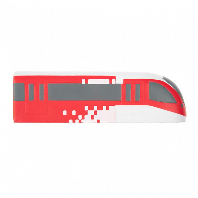 Антистресс «Поезд», белый с красным с логотипом в Ставрополе заказать по выгодной цене в кибермаркете AvroraStore