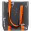 Шоппер Clear Fest, прозрачный серый с оранжевыми ручками с логотипом в Ставрополе заказать по выгодной цене в кибермаркете AvroraStore