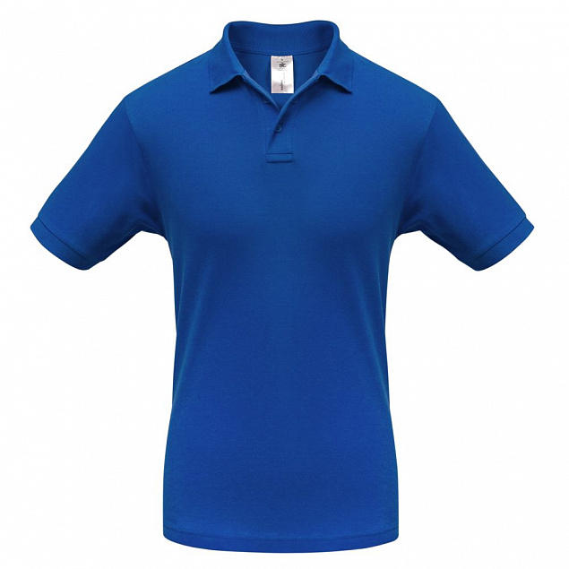 Рубашка поло Safran ярко-синяя с логотипом в Ставрополе заказать по выгодной цене в кибермаркете AvroraStore