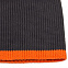 Шапка Amuse, темно-серая с оранжевым с логотипом в Ставрополе заказать по выгодной цене в кибермаркете AvroraStore