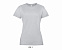 Фуфайка (футболка) REGENT женская,Чистый серый L с логотипом в Ставрополе заказать по выгодной цене в кибермаркете AvroraStore