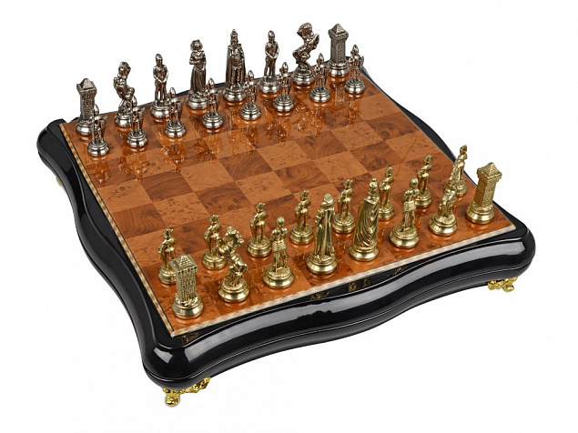 Шахматы «Карл IV» с логотипом в Ставрополе заказать по выгодной цене в кибермаркете AvroraStore