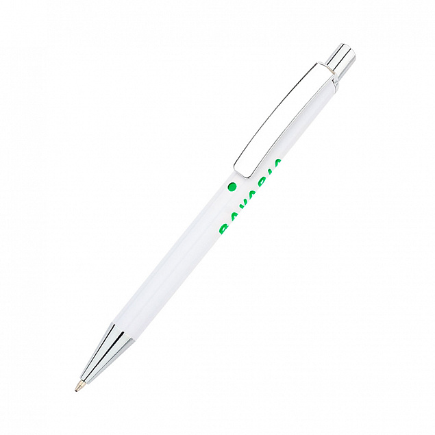 Ручка металлическая Bright - Зеленый FF с логотипом в Ставрополе заказать по выгодной цене в кибермаркете AvroraStore