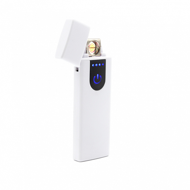 Зажигалка-накопитель USB Abigail, белый с логотипом в Ставрополе заказать по выгодной цене в кибермаркете AvroraStore