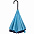 Зонт наоборот Style, трость, темно-синий с логотипом в Ставрополе заказать по выгодной цене в кибермаркете AvroraStore