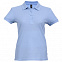 Рубашка поло женская PASSION 170, голубая с логотипом в Ставрополе заказать по выгодной цене в кибермаркете AvroraStore