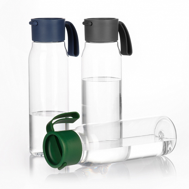 Спортивная бутылка для воды, Step, 550 ml, серая (ДЛЯ КРУГОВОЙ УФ) с логотипом в Ставрополе заказать по выгодной цене в кибермаркете AvroraStore