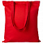 Холщовая сумка Countryside, красная с логотипом в Ставрополе заказать по выгодной цене в кибермаркете AvroraStore