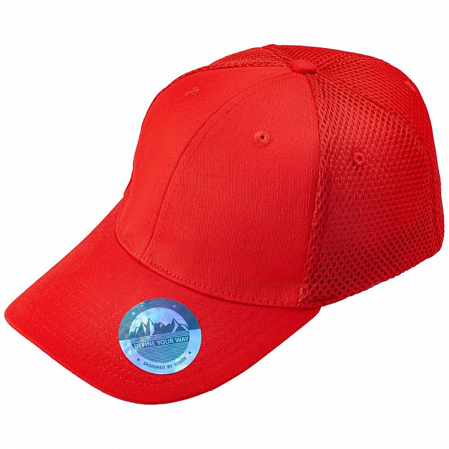 Бейсболка Ronas Hill, красная с логотипом в Ставрополе заказать по выгодной цене в кибермаркете AvroraStore