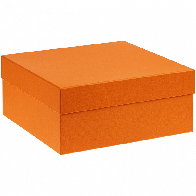 Коробка Satin, большая, оранжевая с логотипом в Ставрополе заказать по выгодной цене в кибермаркете AvroraStore