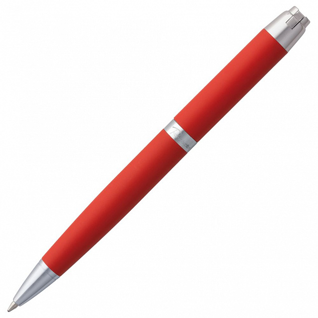 Ручка шариковая Razzo Chrome, красная с логотипом в Ставрополе заказать по выгодной цене в кибермаркете AvroraStore