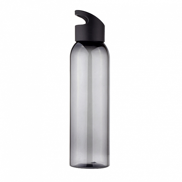 Бутылка пластиковая для воды SPORTES - Черный AA с логотипом в Ставрополе заказать по выгодной цене в кибермаркете AvroraStore