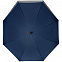 Зонт-трость Fiber Move AC, темно-синий с серым с логотипом в Ставрополе заказать по выгодной цене в кибермаркете AvroraStore