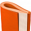 Ежедневник Flat Maxi, недатированный, оранжевый с логотипом в Ставрополе заказать по выгодной цене в кибермаркете AvroraStore
