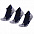 Набор из 3 пар спортивных мужских носков Monterno Sport, синий с логотипом в Ставрополе заказать по выгодной цене в кибермаркете AvroraStore