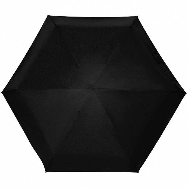 Зонт складной Color Action, в кейсе, черный с логотипом в Ставрополе заказать по выгодной цене в кибермаркете AvroraStore