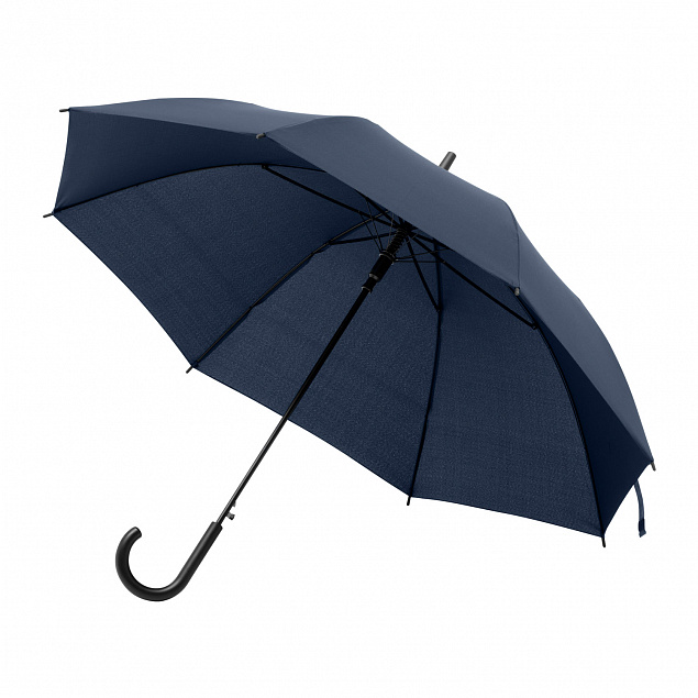 Зонт-трость, Bergwind, синий с логотипом в Ставрополе заказать по выгодной цене в кибермаркете AvroraStore