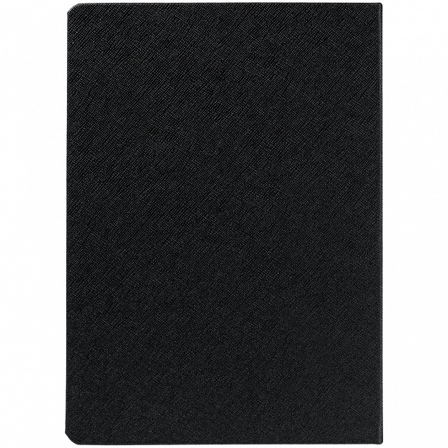 Ежедневник Saffian, недатированный, черный с логотипом в Ставрополе заказать по выгодной цене в кибермаркете AvroraStore