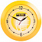 Часы настенные Vivid large, желтые с логотипом в Ставрополе заказать по выгодной цене в кибермаркете AvroraStore