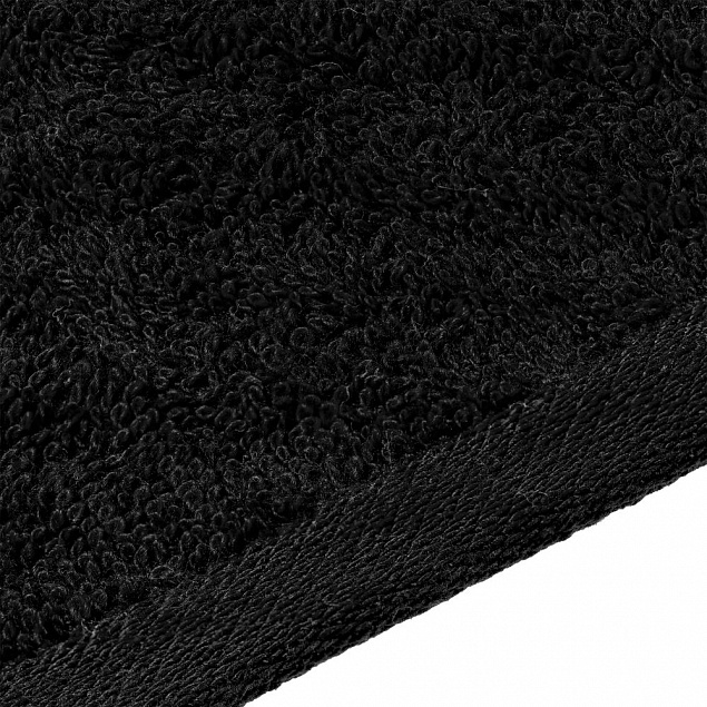 Полотенце Soft Me Light XL, черное с логотипом в Ставрополе заказать по выгодной цене в кибермаркете AvroraStore