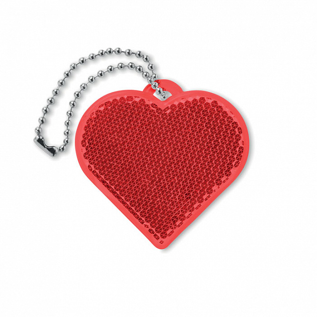 Светоотражатель в форме сердца с логотипом в Ставрополе заказать по выгодной цене в кибермаркете AvroraStore