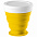 Складной стакан Astrada, желтый с логотипом в Ставрополе заказать по выгодной цене в кибермаркете AvroraStore