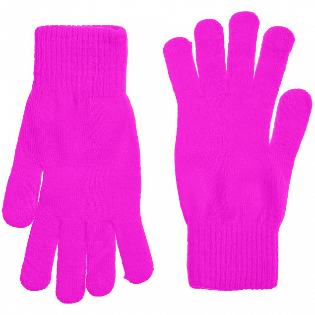 Перчатки Urban Flow, розовый неон с логотипом в Ставрополе заказать по выгодной цене в кибермаркете AvroraStore