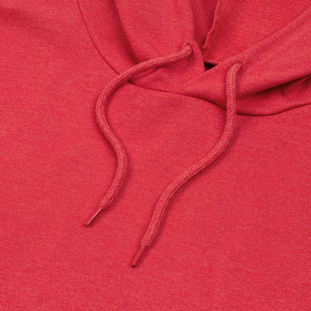 Толстовка с капюшоном унисекс Hoodie, красный меланж с логотипом в Ставрополе заказать по выгодной цене в кибермаркете AvroraStore