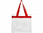 Сумка Hampton, прозрачный/красный с логотипом в Ставрополе заказать по выгодной цене в кибермаркете AvroraStore