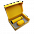 Набор Hot Box C (софт-тач) G, желтый с логотипом в Ставрополе заказать по выгодной цене в кибермаркете AvroraStore