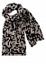 Шарф QR-code , песочный/черный с логотипом в Ставрополе заказать по выгодной цене в кибермаркете AvroraStore