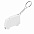 Брелок-рулетка &quot;Грузовик&quot;, 1 метр, белый с логотипом в Ставрополе заказать по выгодной цене в кибермаркете AvroraStore