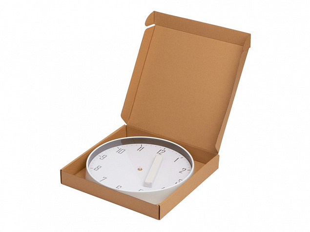 Пластиковые настенные часы «Carte blanche» с логотипом в Ставрополе заказать по выгодной цене в кибермаркете AvroraStore