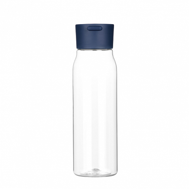 Спортивная бутылка для воды, Step, 550 ml, синяя с логотипом в Ставрополе заказать по выгодной цене в кибермаркете AvroraStore