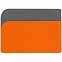 Чехол для карточек Dual, оранжевый с логотипом в Ставрополе заказать по выгодной цене в кибермаркете AvroraStore