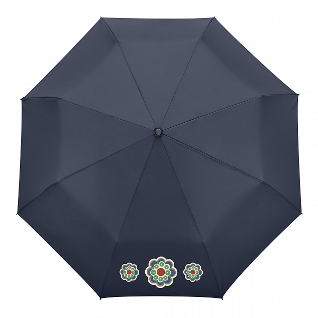 Зонт складной  Nord, синий с логотипом в Ставрополе заказать по выгодной цене в кибермаркете AvroraStore
