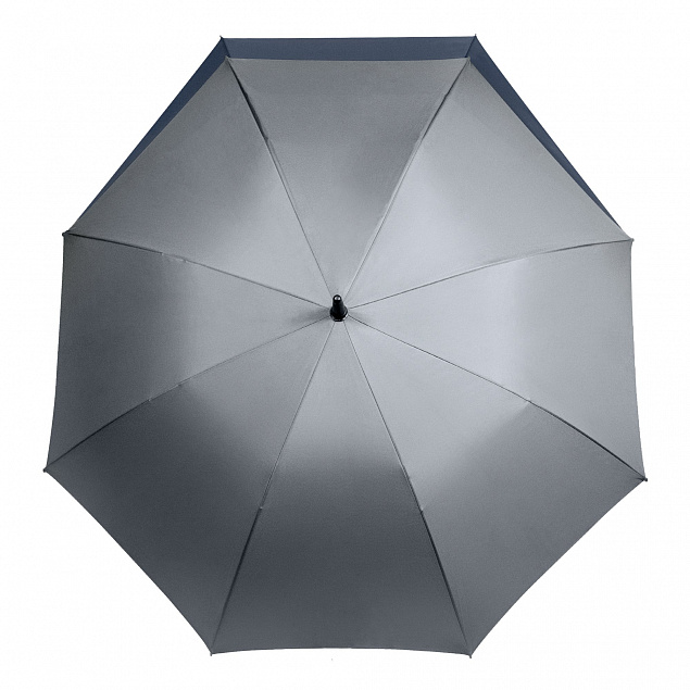 Зонт-трость Portobello Dune, серый/синий с логотипом в Ставрополе заказать по выгодной цене в кибермаркете AvroraStore