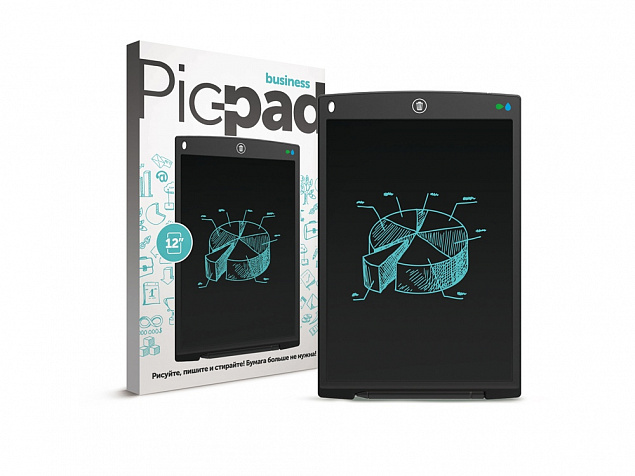 Планшет для рисования Pic-Pad Business Big с ЖК экраном с логотипом в Ставрополе заказать по выгодной цене в кибермаркете AvroraStore