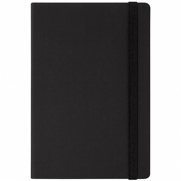 Ежедневник недатированный Marseille soft touch BtoBook, черный с логотипом в Ставрополе заказать по выгодной цене в кибермаркете AvroraStore