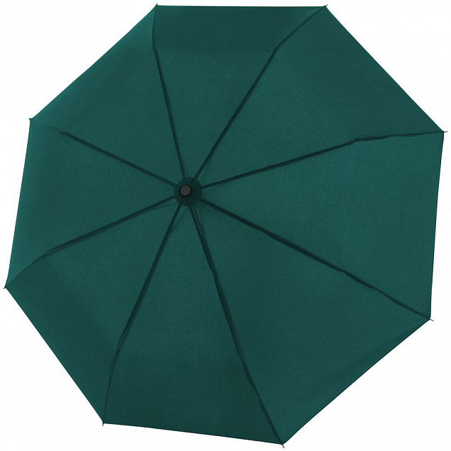 Складной зонт Fiber Magic Superstrong, зеленый с логотипом в Ставрополе заказать по выгодной цене в кибермаркете AvroraStore