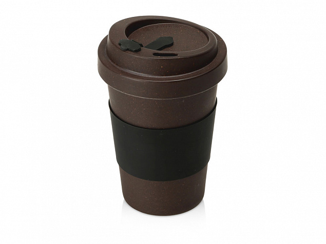 Стакан из кофе с силиконовой манжетой «Latte» с логотипом в Ставрополе заказать по выгодной цене в кибермаркете AvroraStore