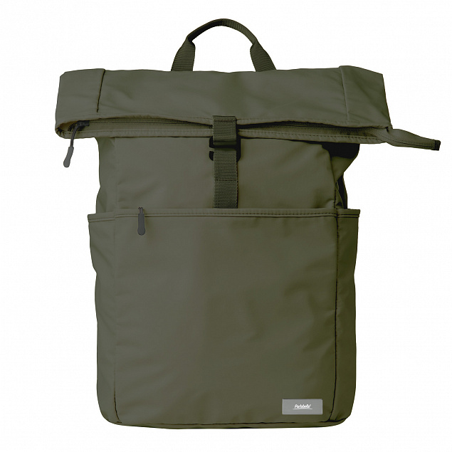 Рюкзак Boston, зеленый/серый с логотипом в Ставрополе заказать по выгодной цене в кибермаркете AvroraStore