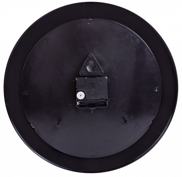 Часы настенные «Серенада», черные с логотипом в Ставрополе заказать по выгодной цене в кибермаркете AvroraStore