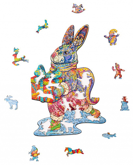 Пазл «Волшебный кролик» с логотипом в Ставрополе заказать по выгодной цене в кибермаркете AvroraStore