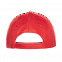 Бейсболка 10P Красный с логотипом в Ставрополе заказать по выгодной цене в кибермаркете AvroraStore
