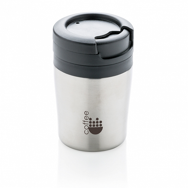 Термокружка Coffee-to-go, серебряный с логотипом в Ставрополе заказать по выгодной цене в кибермаркете AvroraStore