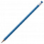 Карандаш простой Triangle с ластиком, синий с логотипом в Ставрополе заказать по выгодной цене в кибермаркете AvroraStore