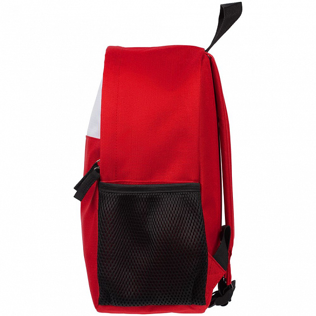 Детский рюкзак Comfit, белый с красным с логотипом в Ставрополе заказать по выгодной цене в кибермаркете AvroraStore